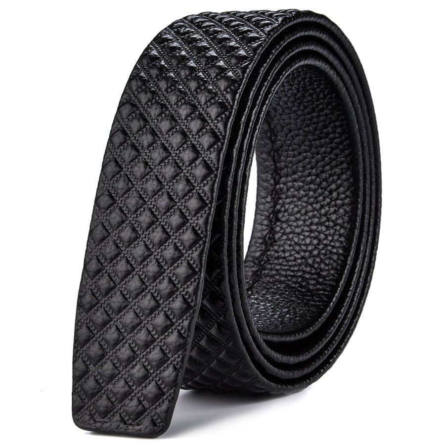 Leather Belt Waterproof Scratch Resistant Black