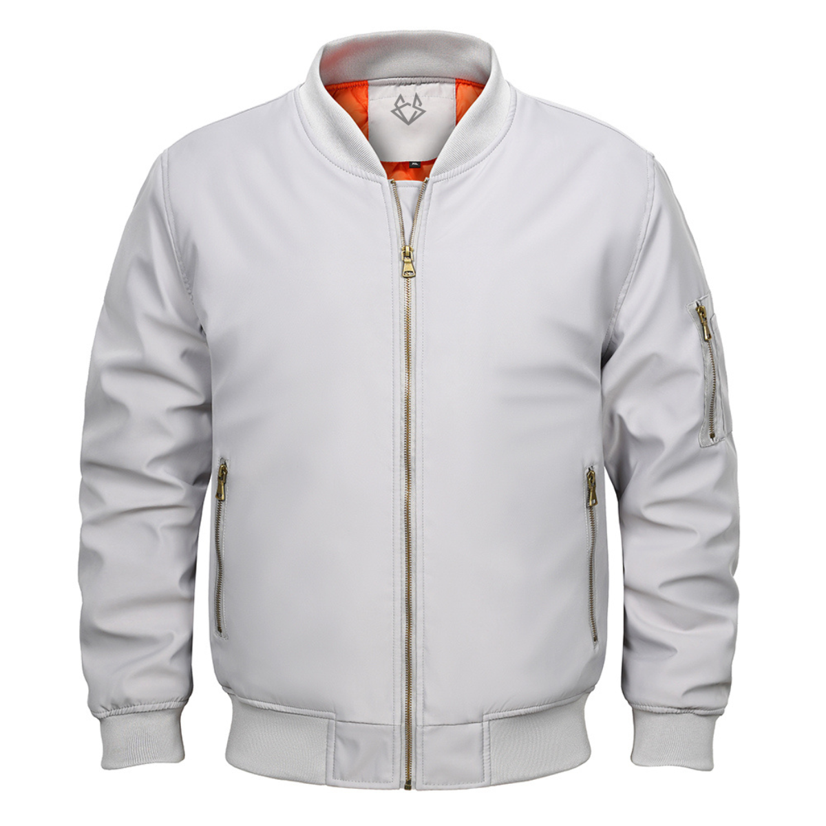 Classic Zip-Up Bomber Jacket