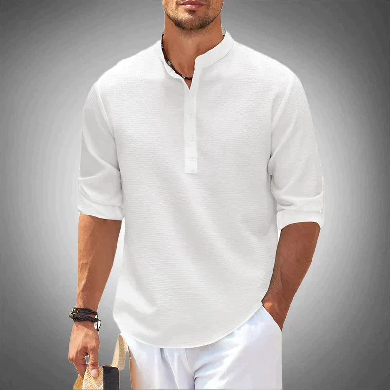 Men's Long-Sleeve Button-Up Shirt