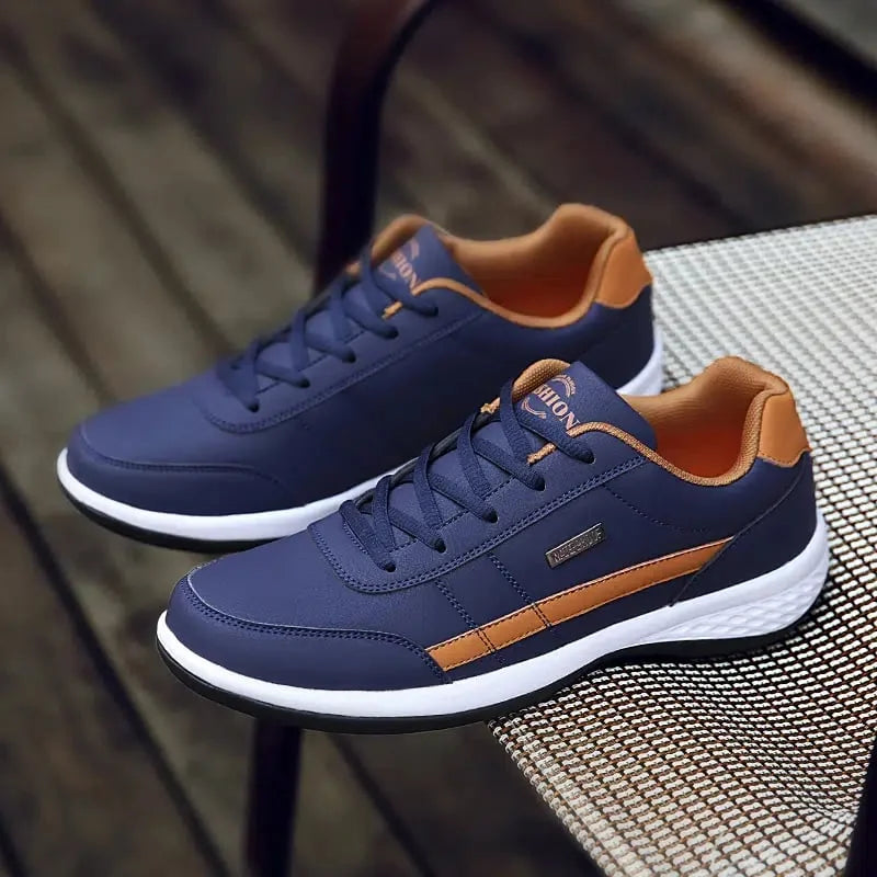 Men's arch support shoes shown from the side