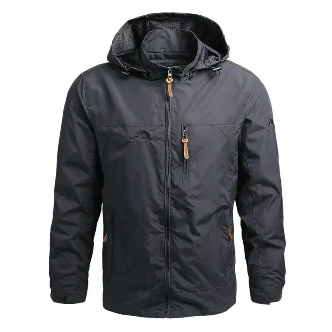 Men's Water-Resistant Hooded Jacket