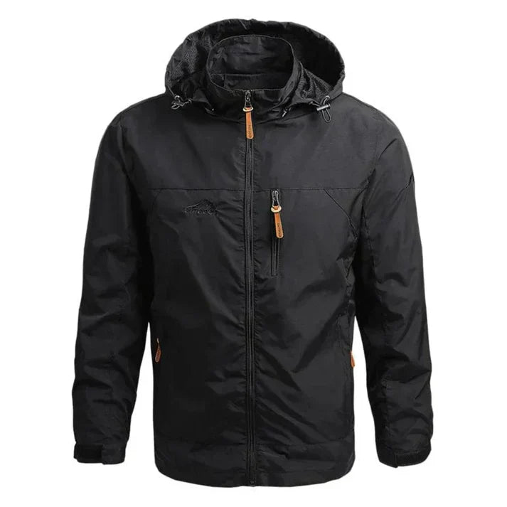Men's Water-Resistant Hooded Jacket