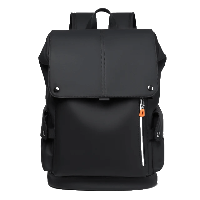 black leather waterproof backpack Urban Business Waterproof Backpack, Black