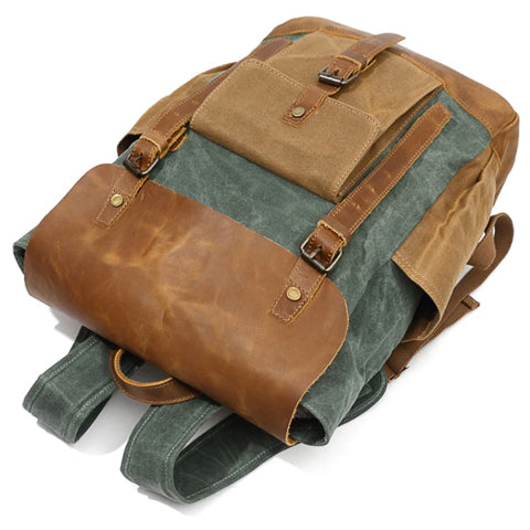 Vintage backpack styled for commuting, travel, and everyday use