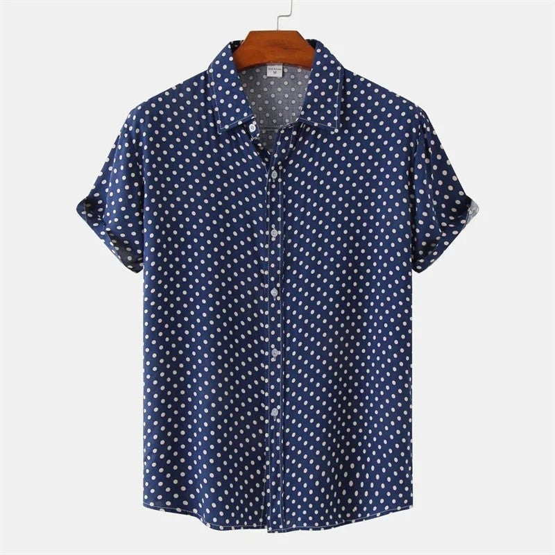 Men's Short-Sleeve Dot Shirt