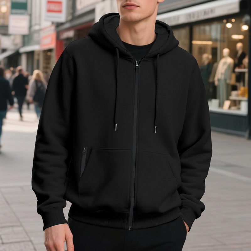 Oversized men's hoodie featuring a spacious kangaroo pocket