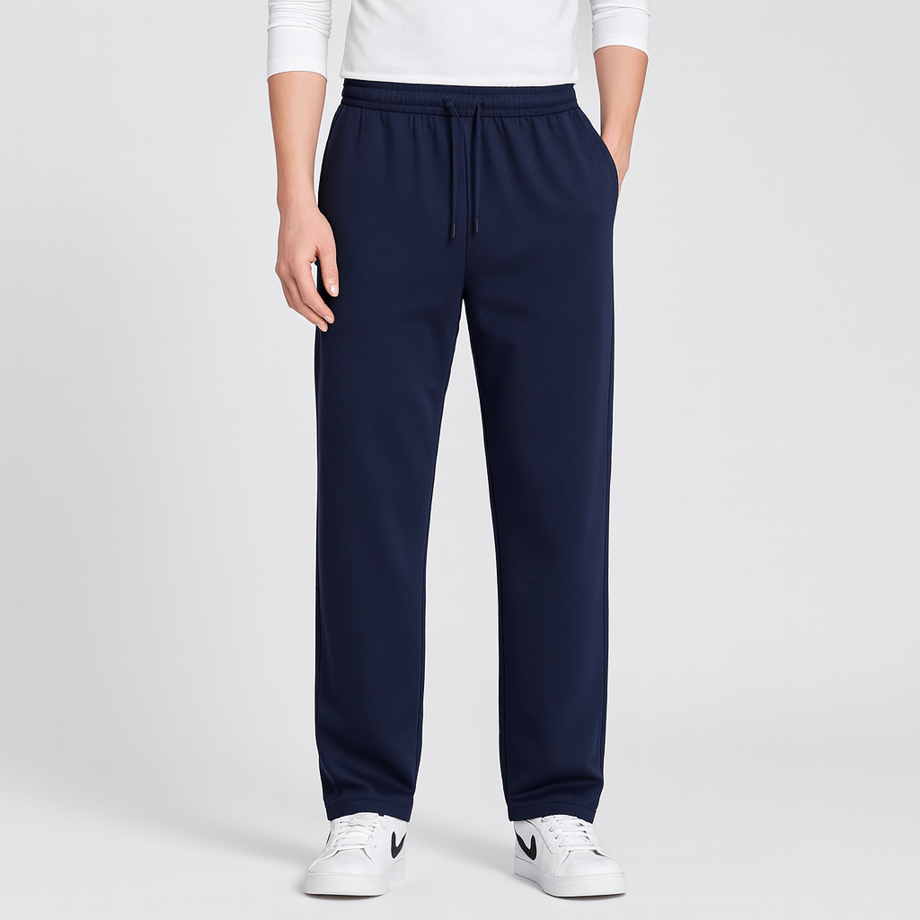 Comfortable men's sweatpants featuring a straight-leg fit