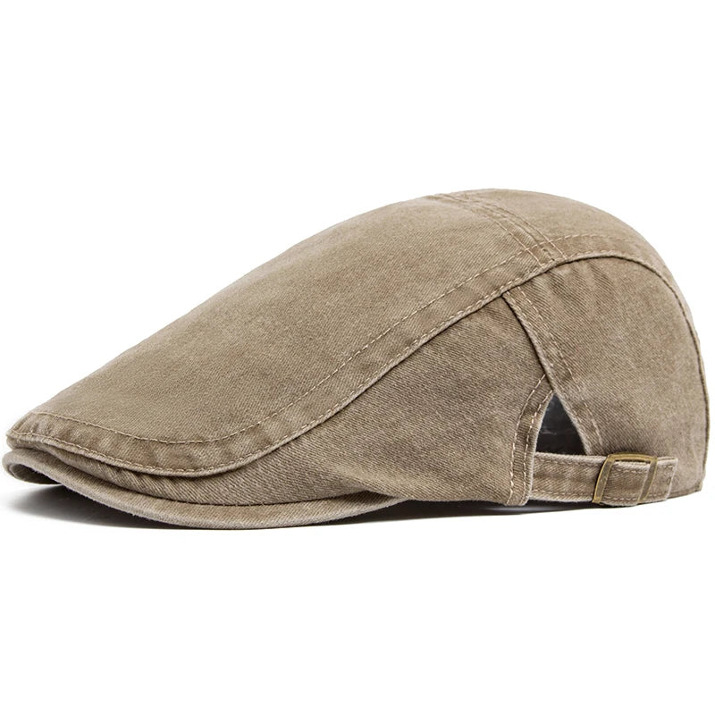 Men's Vintage Flat Cap Timeless Cotton Style