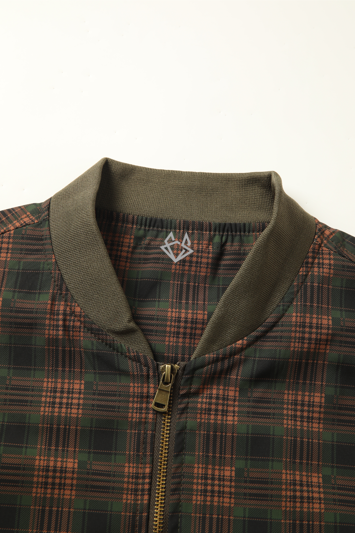 Urban Plaid Bomber Jacket