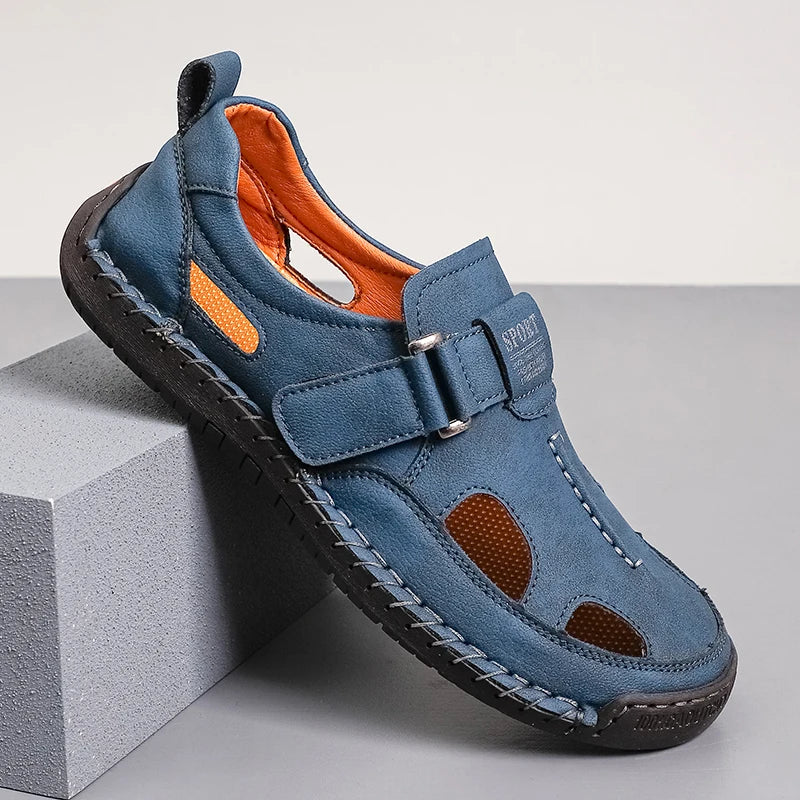 Men's loafers shown from above with a graceful heritage-inspired design