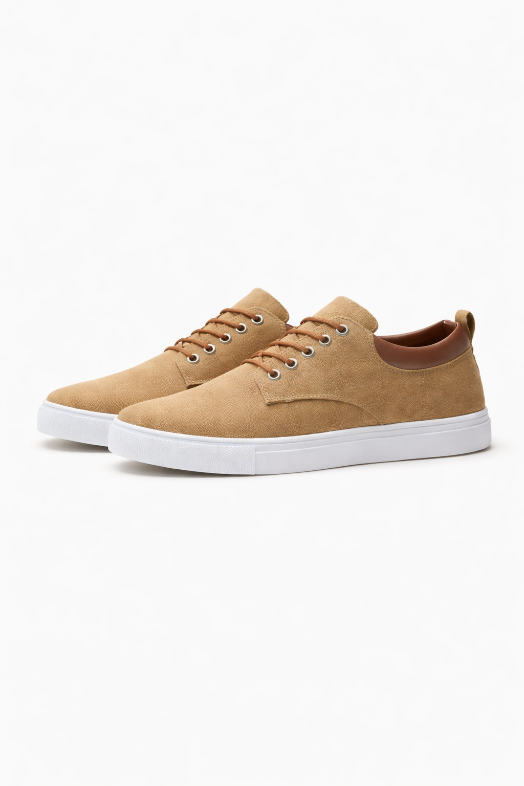 Men's Low-Top Sneakers With Contrast Collar