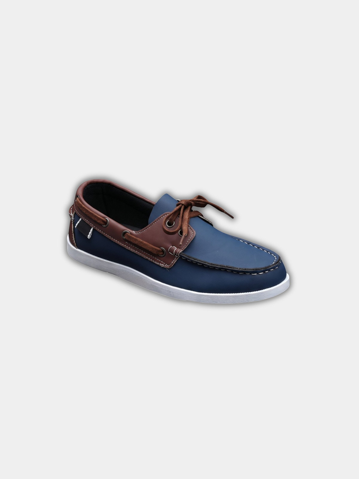 Pair of structured everyday loafers shown from a front angle
