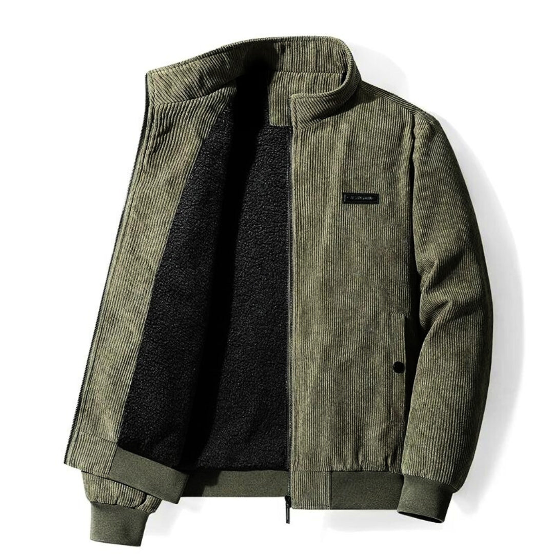 Men's Sherpa-Lined Corduroy Jacket