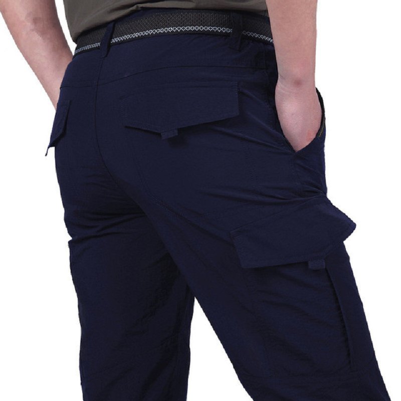 Men's Comfortable Casual Pants With Elastic Waistband
