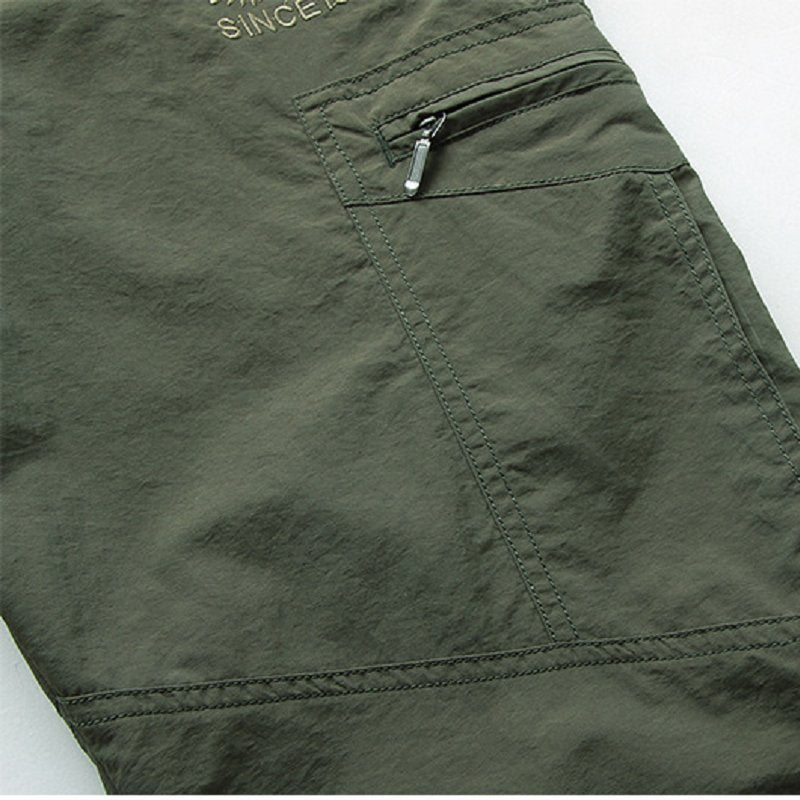 Men's comfortable casual pants with an elastic waistband