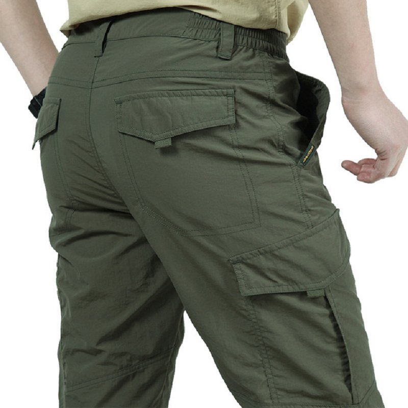 Men's Comfortable Casual Pants With Elastic Waistband