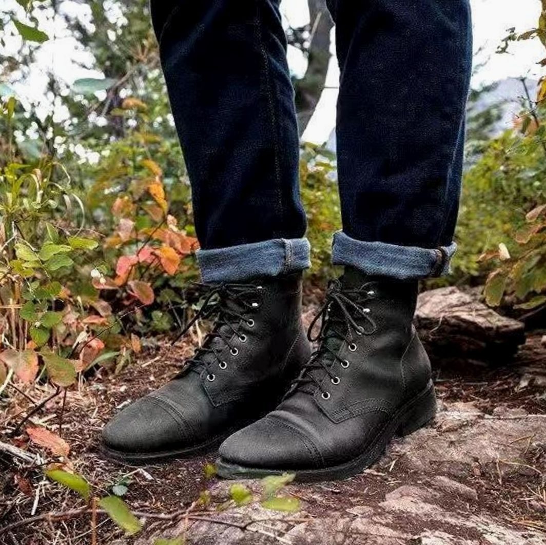 Men's Insulated Lace-Up Winter Ankle Boots