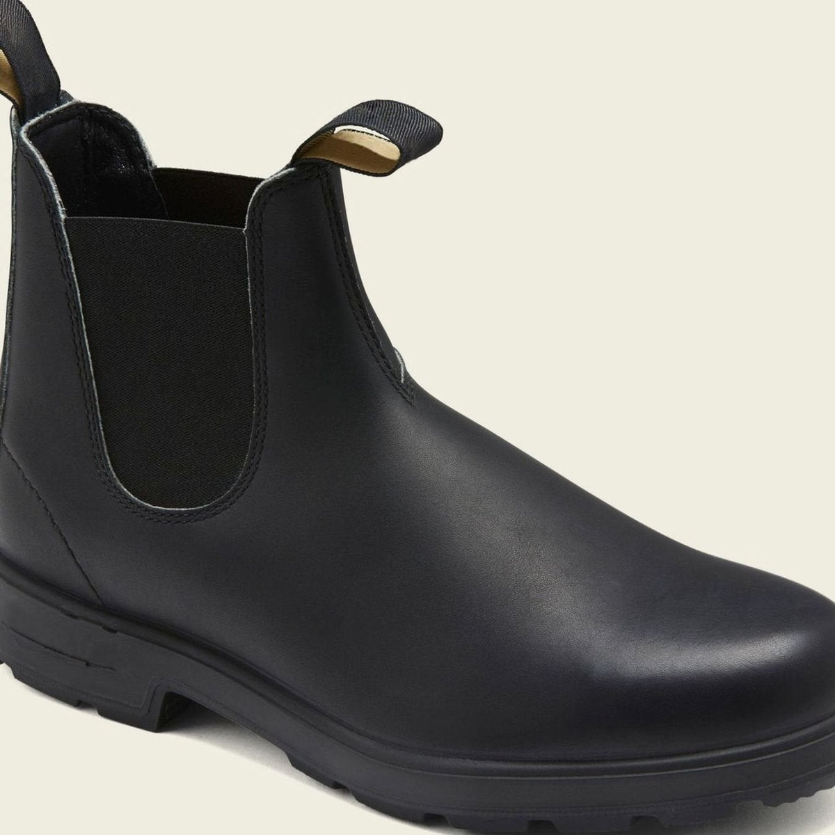 Men's Leather Chelsea Boots With Pull Tabs