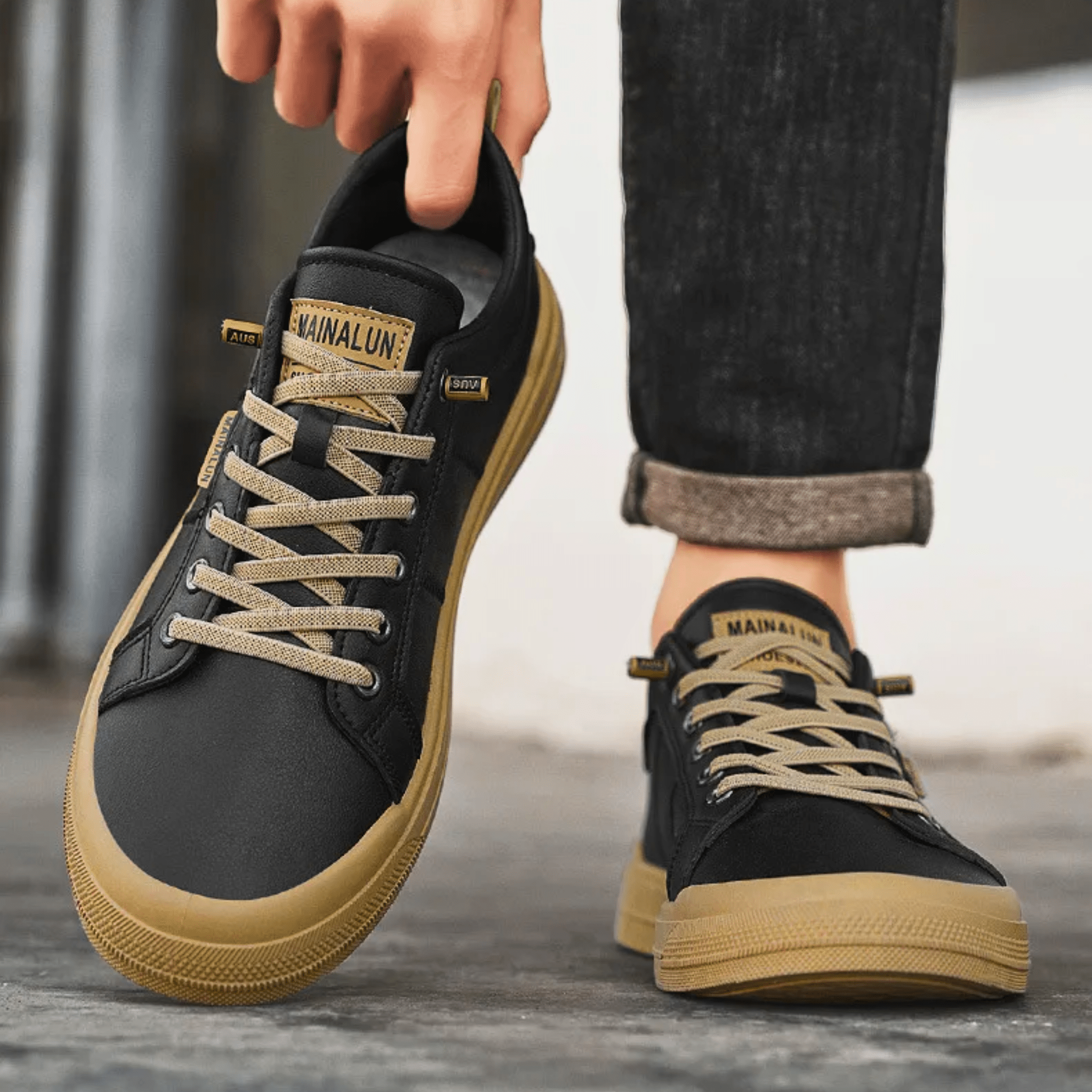 Men's cushioned sneakers designed for daily comfort and walking