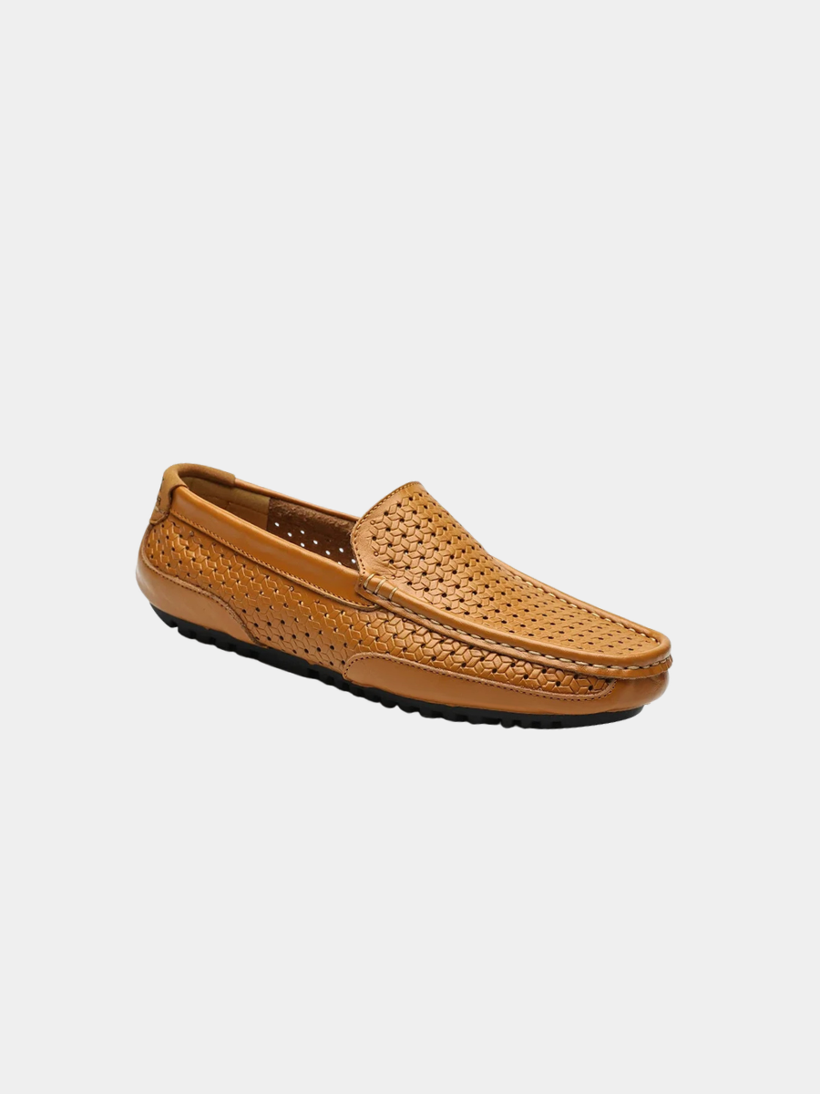 Men's structured loafers shown in a polished everyday slip-on design