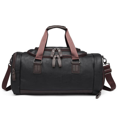 BAGS KEZONO Handbag Shoulder Travel Bags with Shoes Compartment BLACK