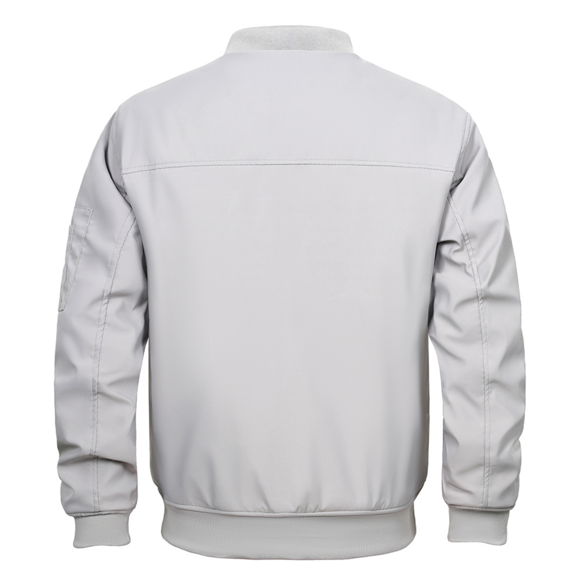 Classic Zip-Up Bomber Jacket