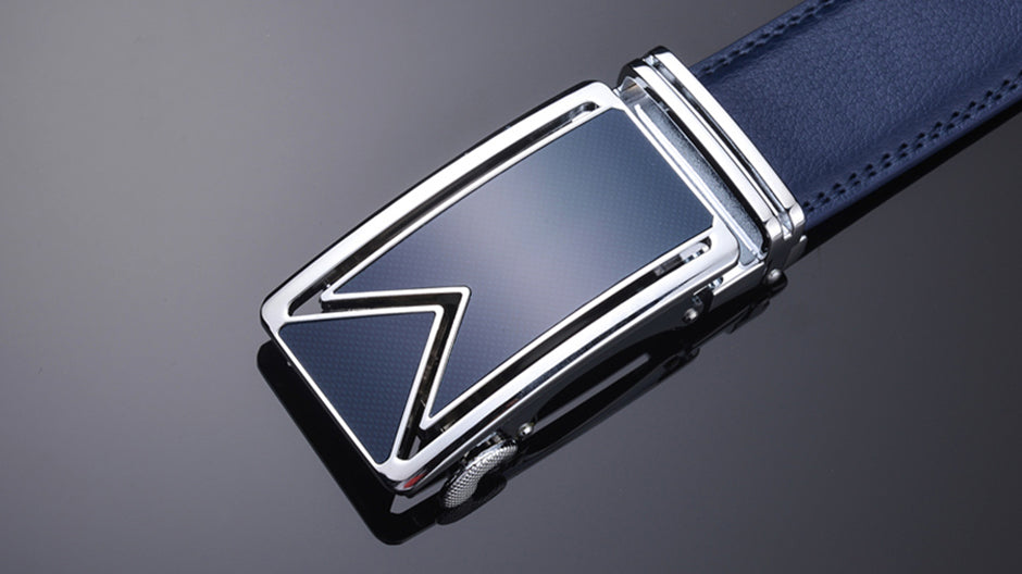 Leather Belt Waterproof Navy