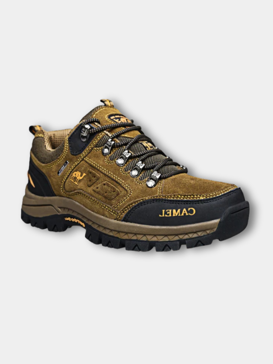 Men's outdoor walking shoes shown from the side