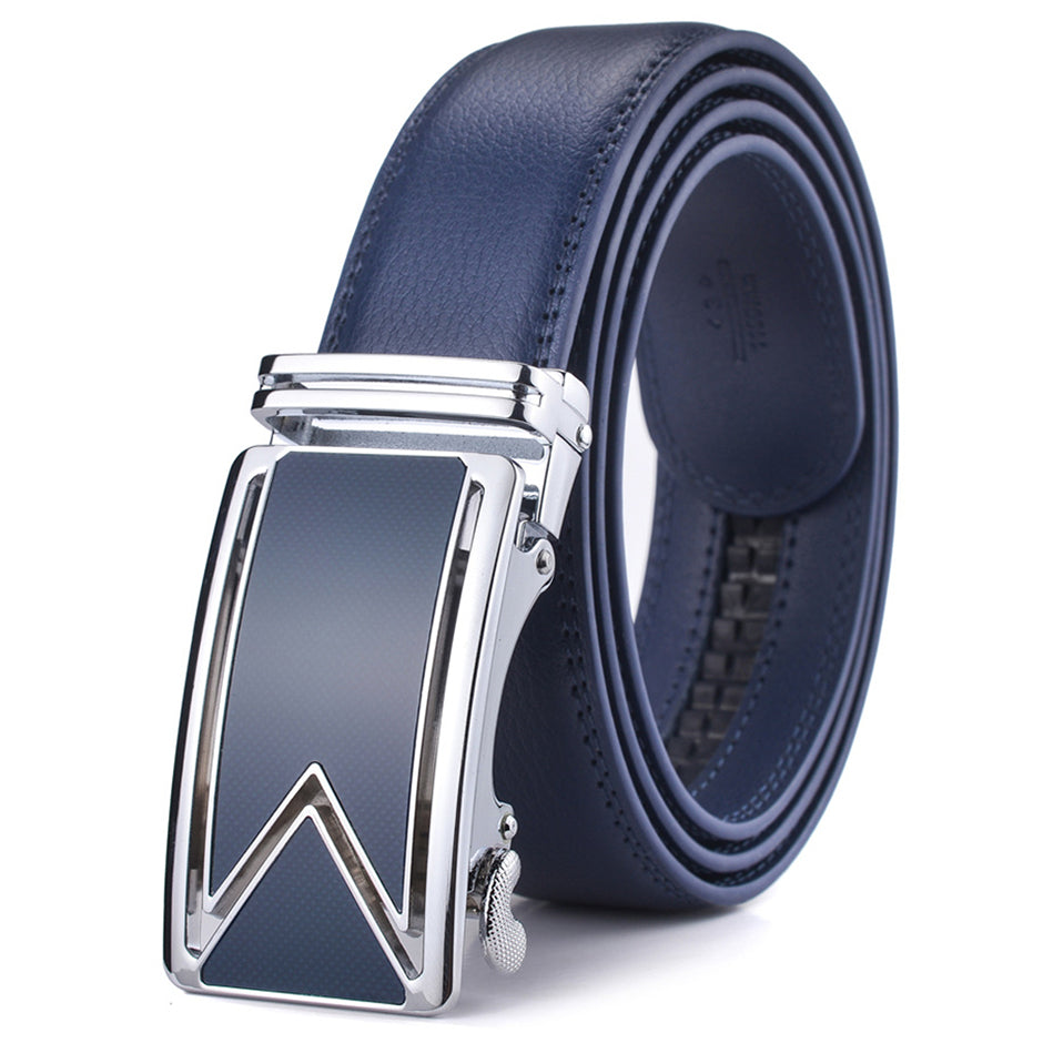 Leather Belt Waterproof Navy