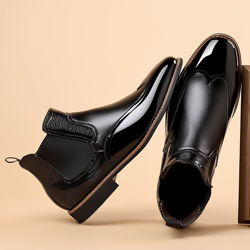 Men's Chelsea Boots Classic Slip-On Ankle Boots