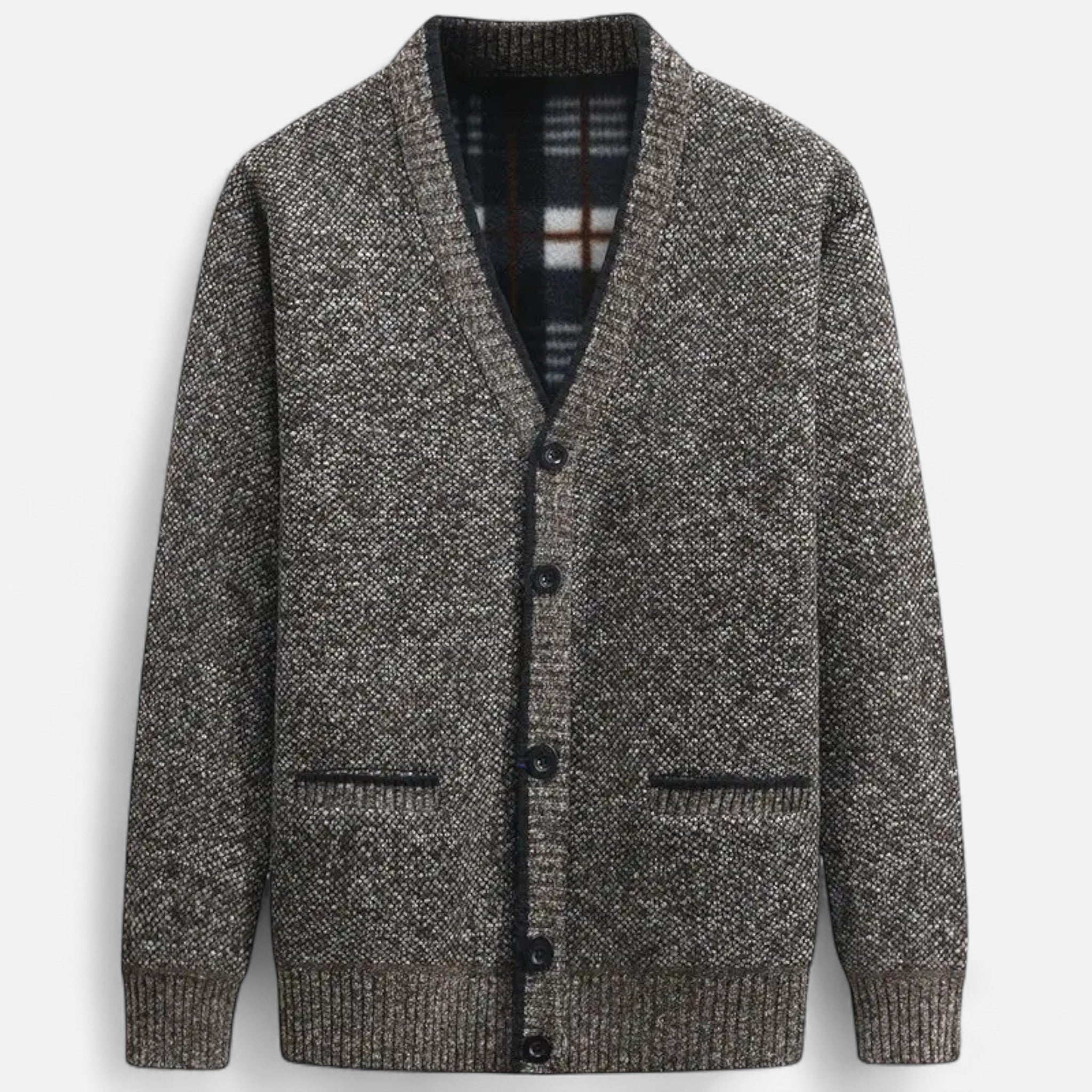 Men's Knit Cardigan Sweater - Classic Layering Style