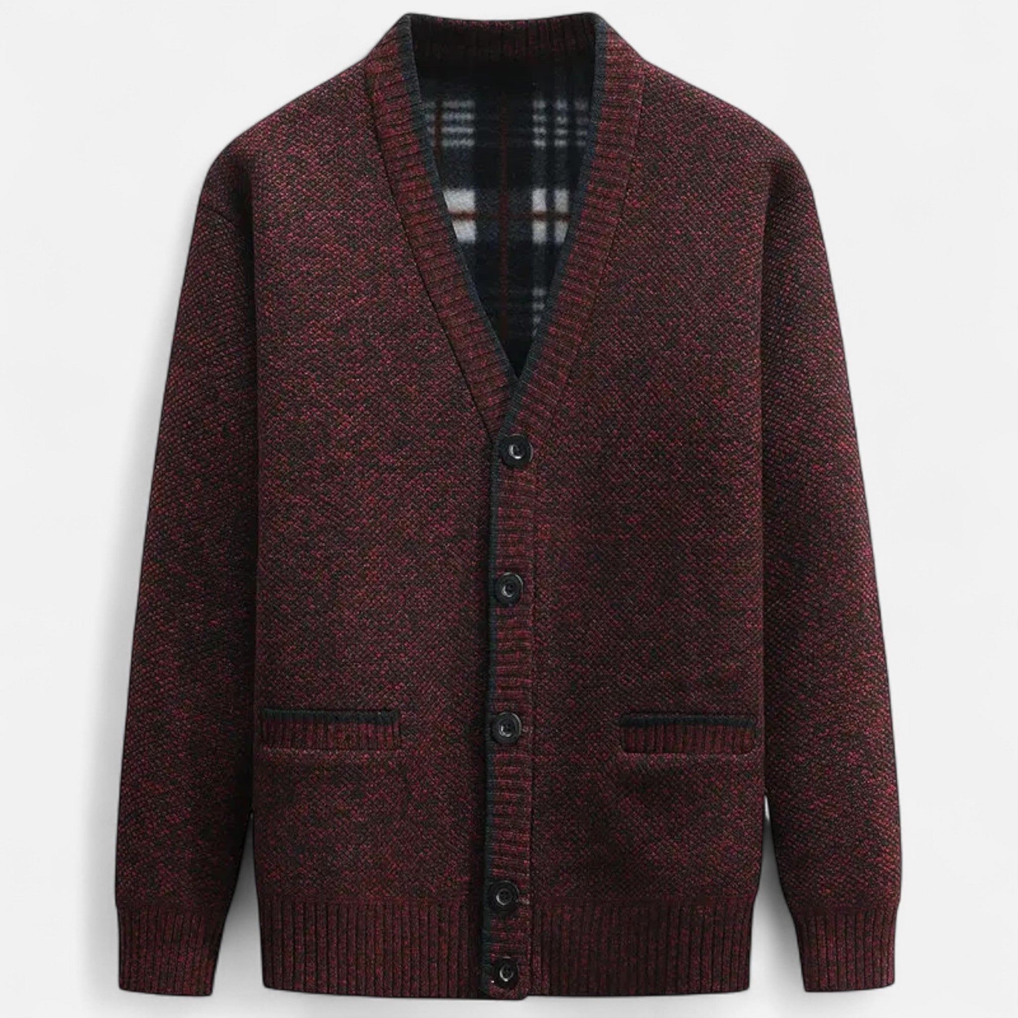 Men's Knit Cardigan Sweater - Classic Layering Style