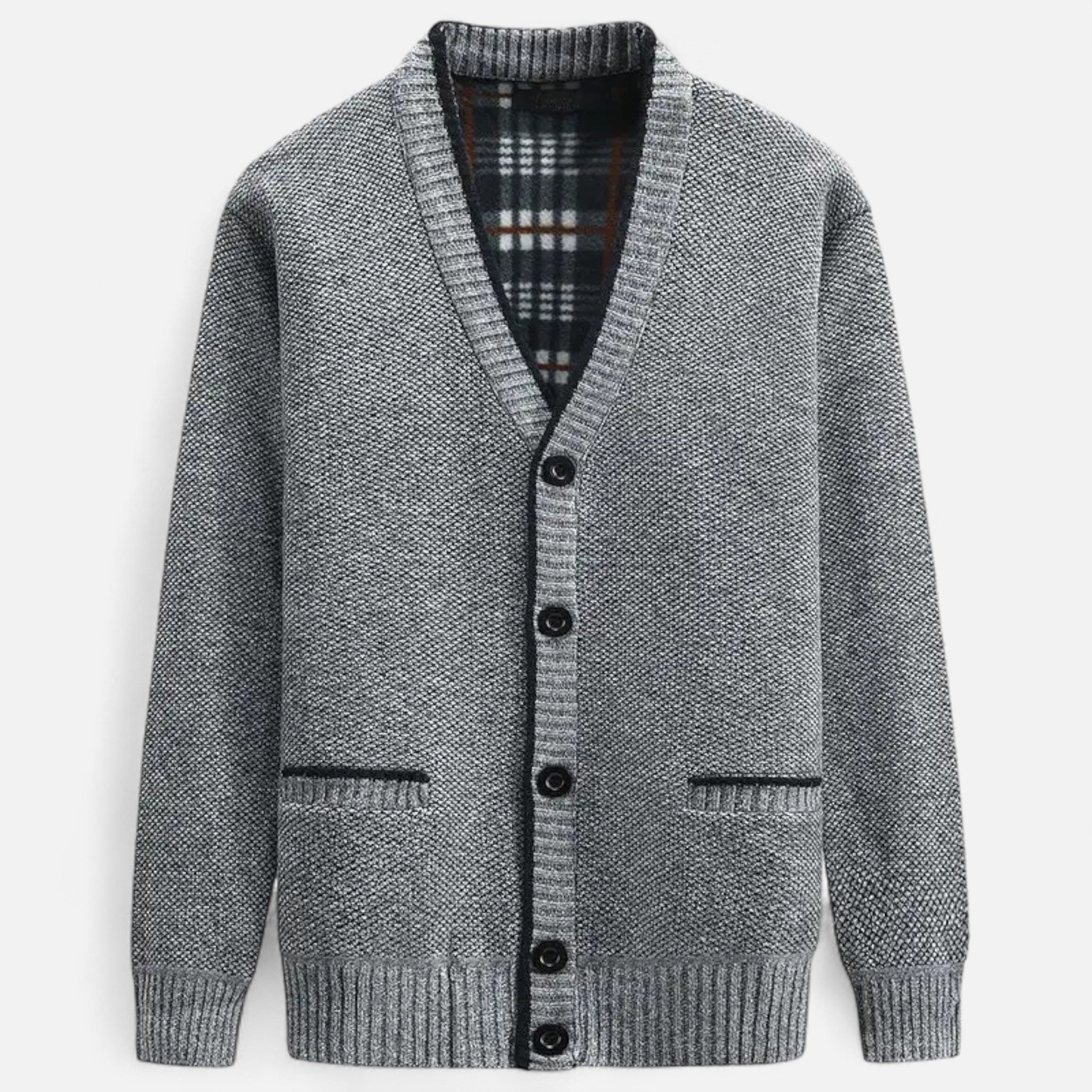 Men's Knit Cardigan Sweater - Classic Layering Style