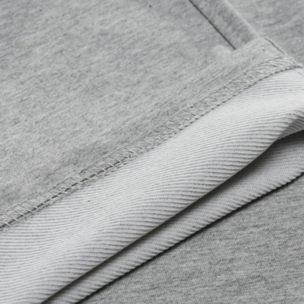 Full view of men's joggers with a relaxed casual design