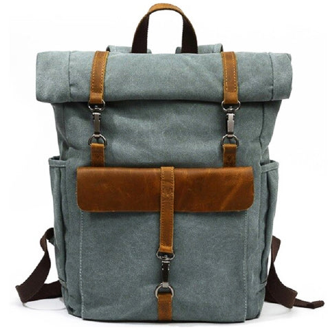 Vintage Canvas Backpack for Work Travel and Everyday Carry