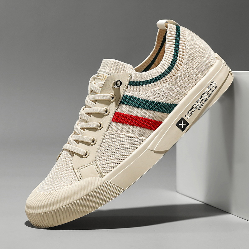 Men's breathable mesh sneakers with cushioned rubber soles