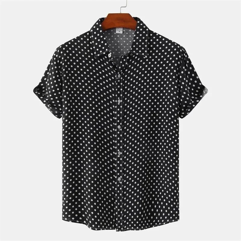 Men's Short-Sleeve Dot Shirt