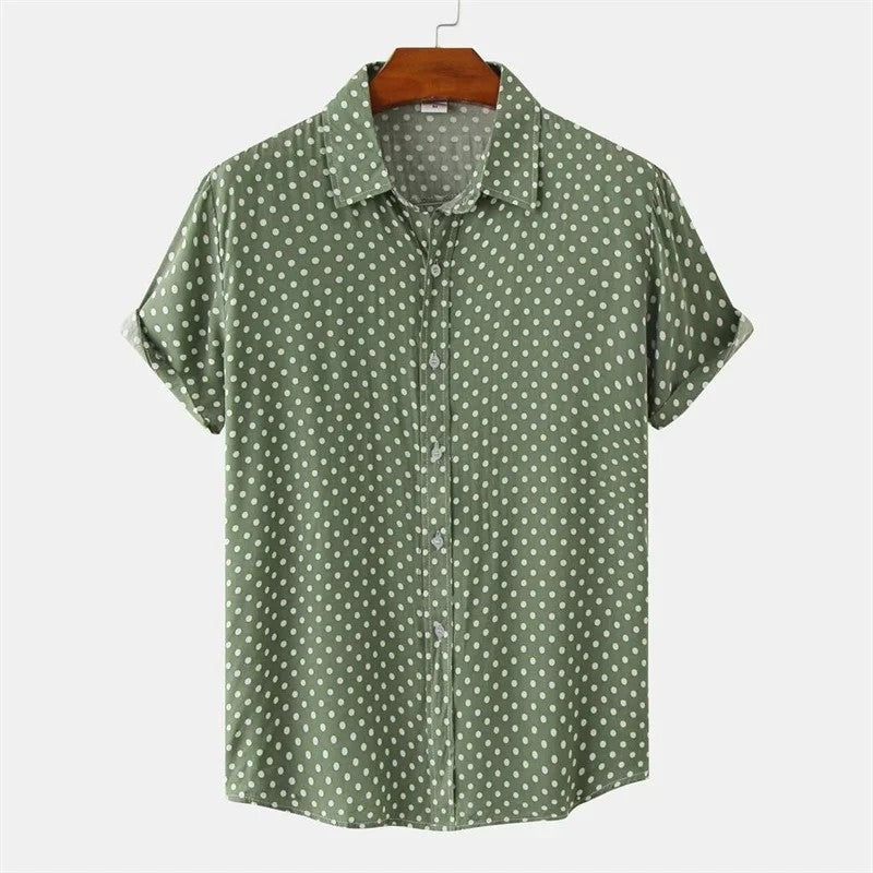 Men's Short-Sleeve Dot Shirt