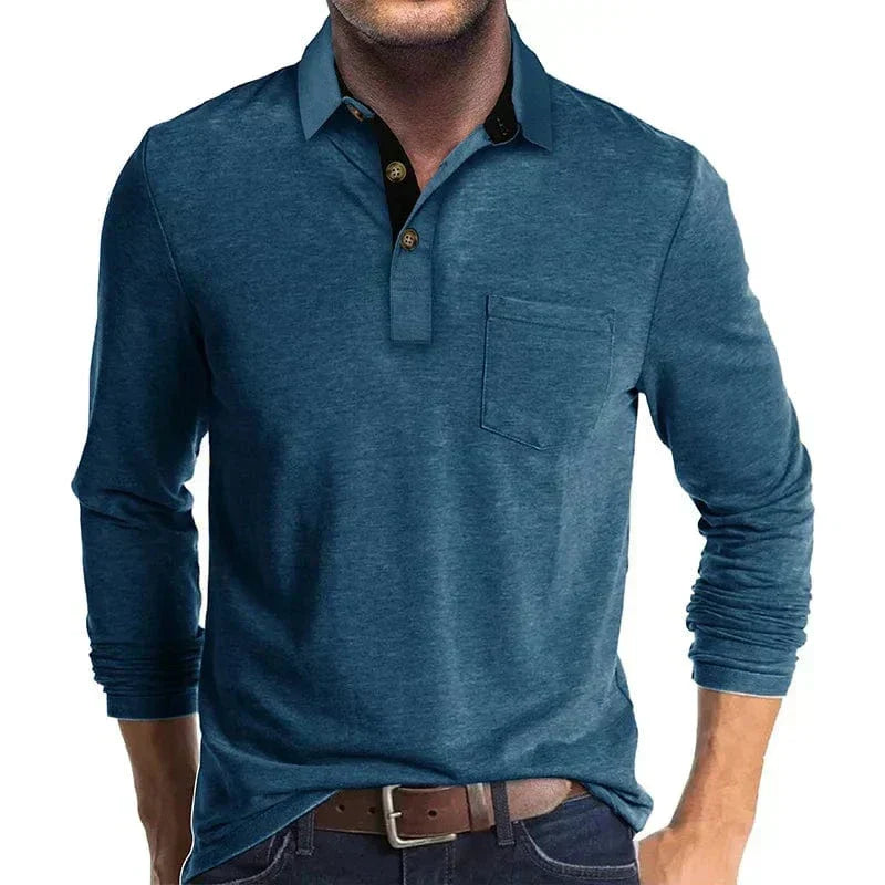 Men's Long-Sleeve Polo Shirt