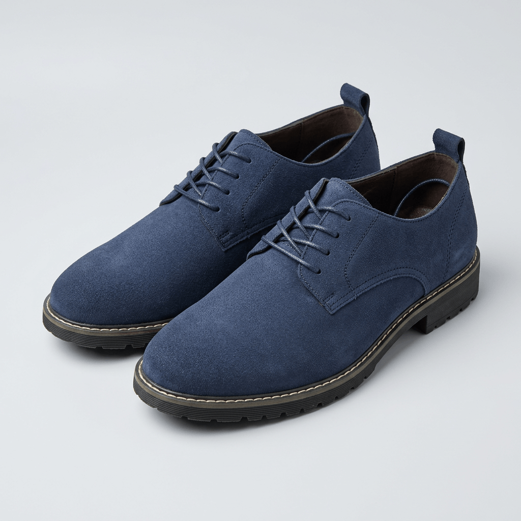 Men's Oxford dress shoe with a polished leather upper and classic lace-up design