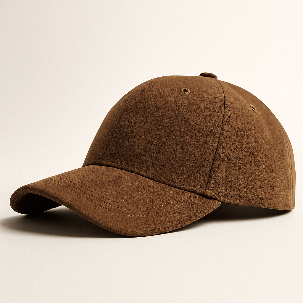 Men's adjustable suede cap for everyday wear