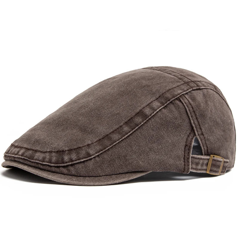 Men's Vintage Flat Cap Timeless Cotton Style