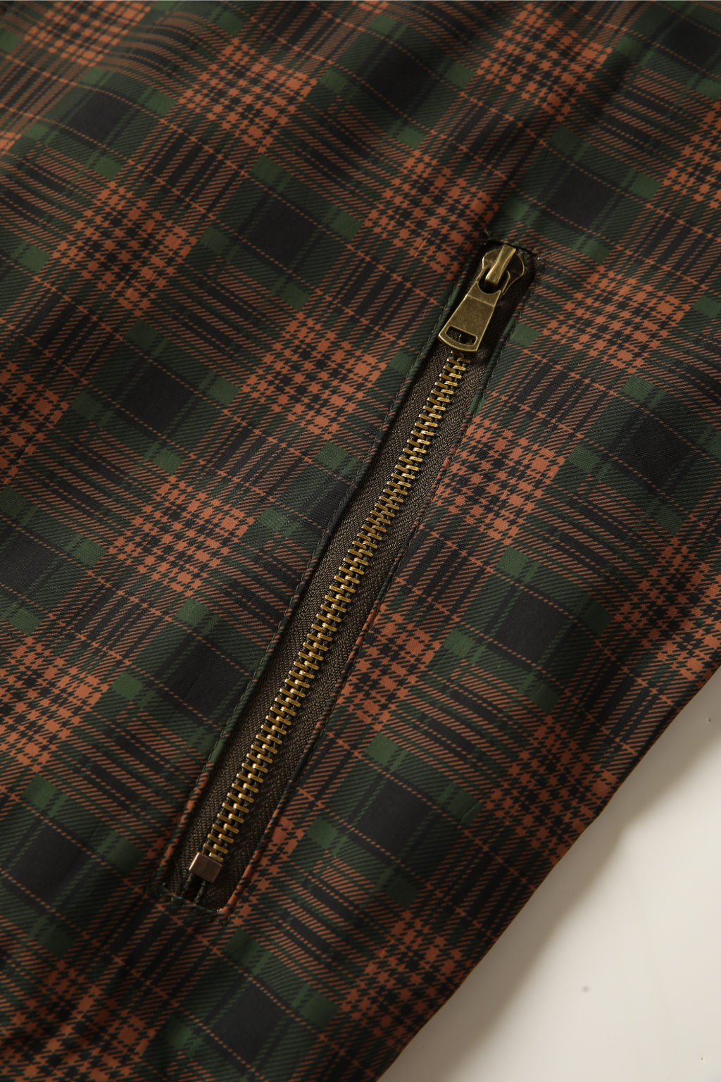 Urban Plaid Bomber Jacket