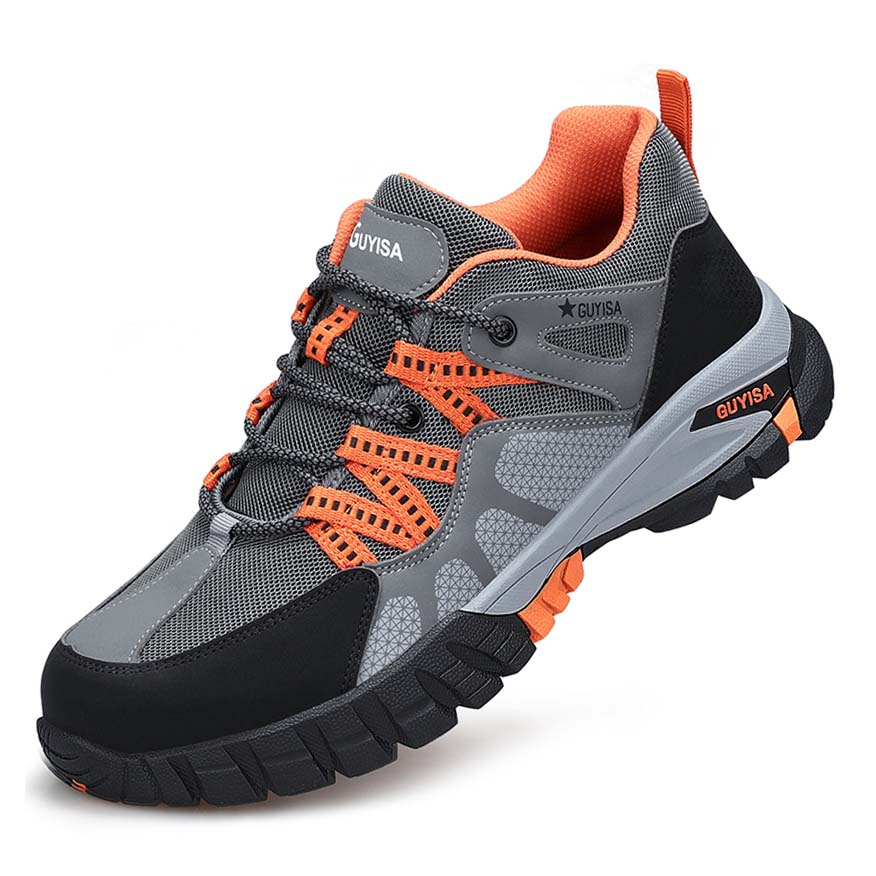 Men's Steel Toe Safety Shoes Slip-Resistant Work Sneakers