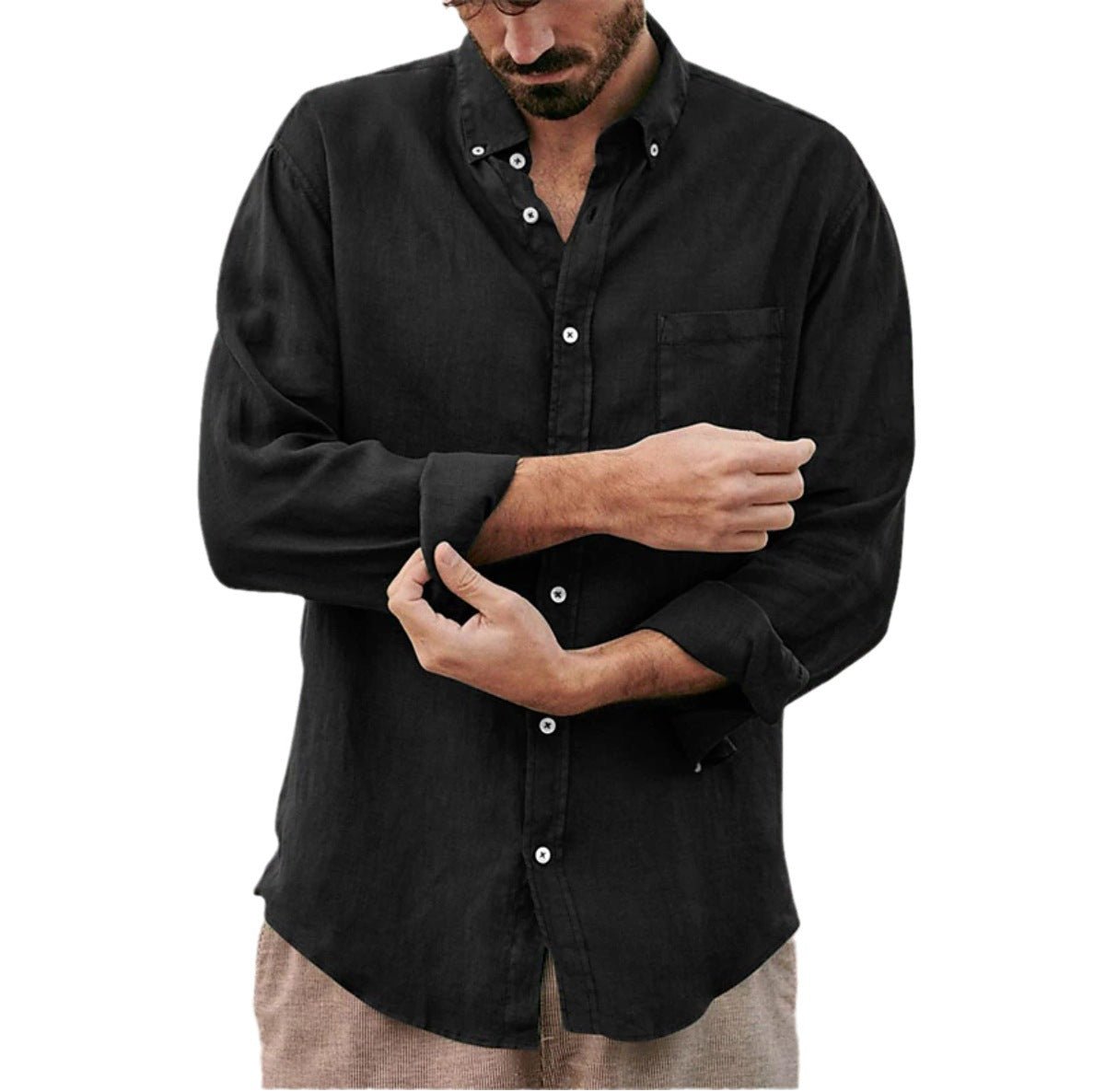 Men's lightweight casual shirt shown from the front