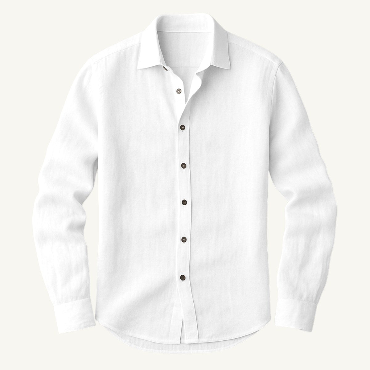 Men's Linen Shirt Long Sleeve Relaxed Fit