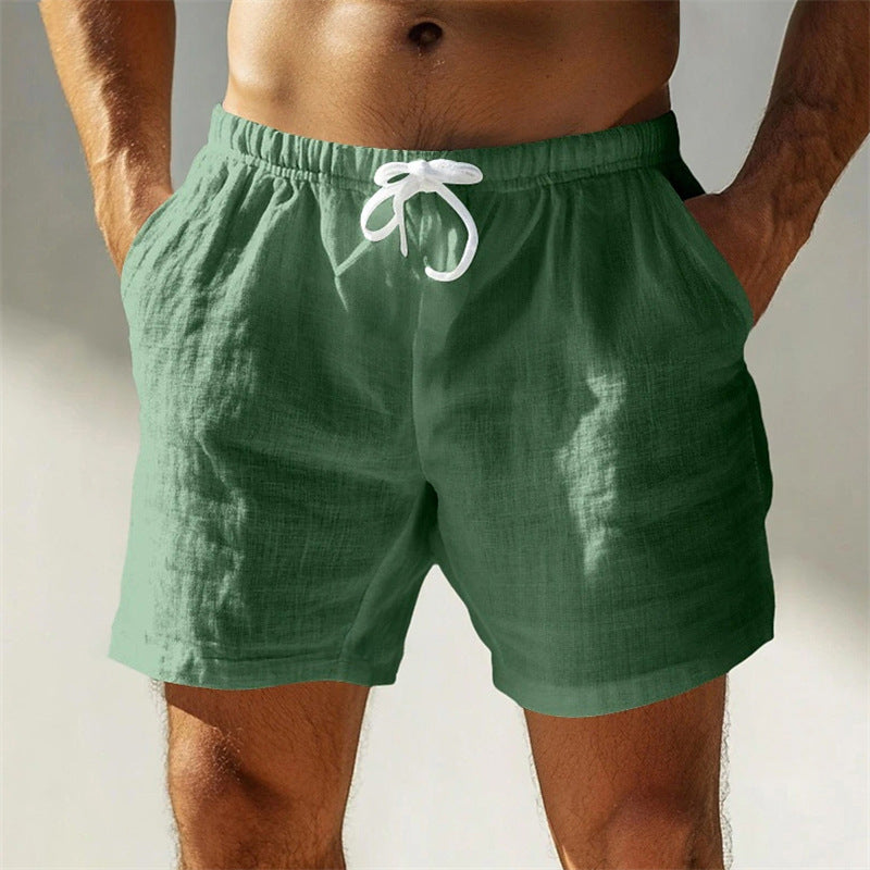 Men's Cotton Blend Shorts Breathable Summer Fit