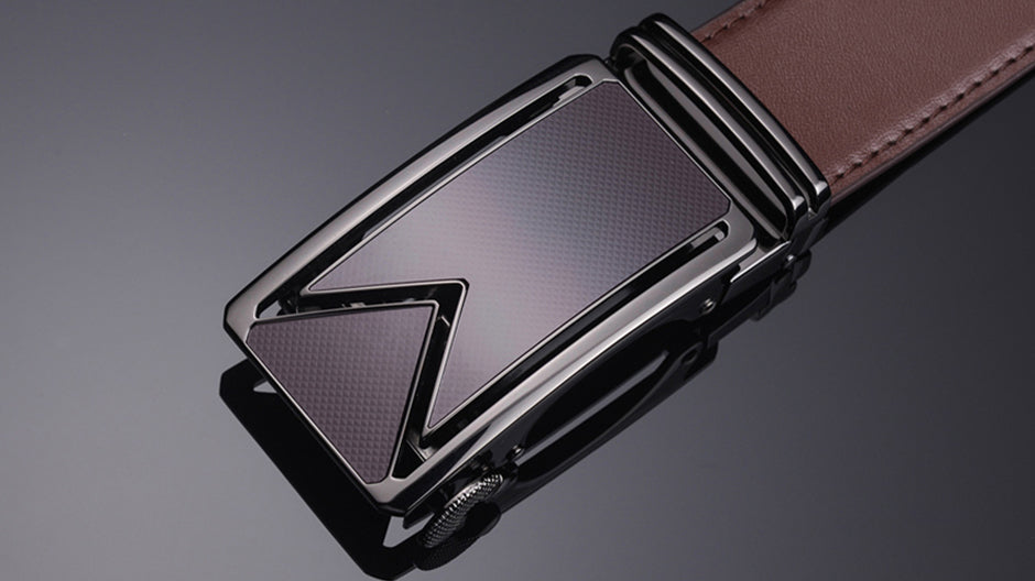 Leather Belt Waterproof Scratch Resistant Coffee