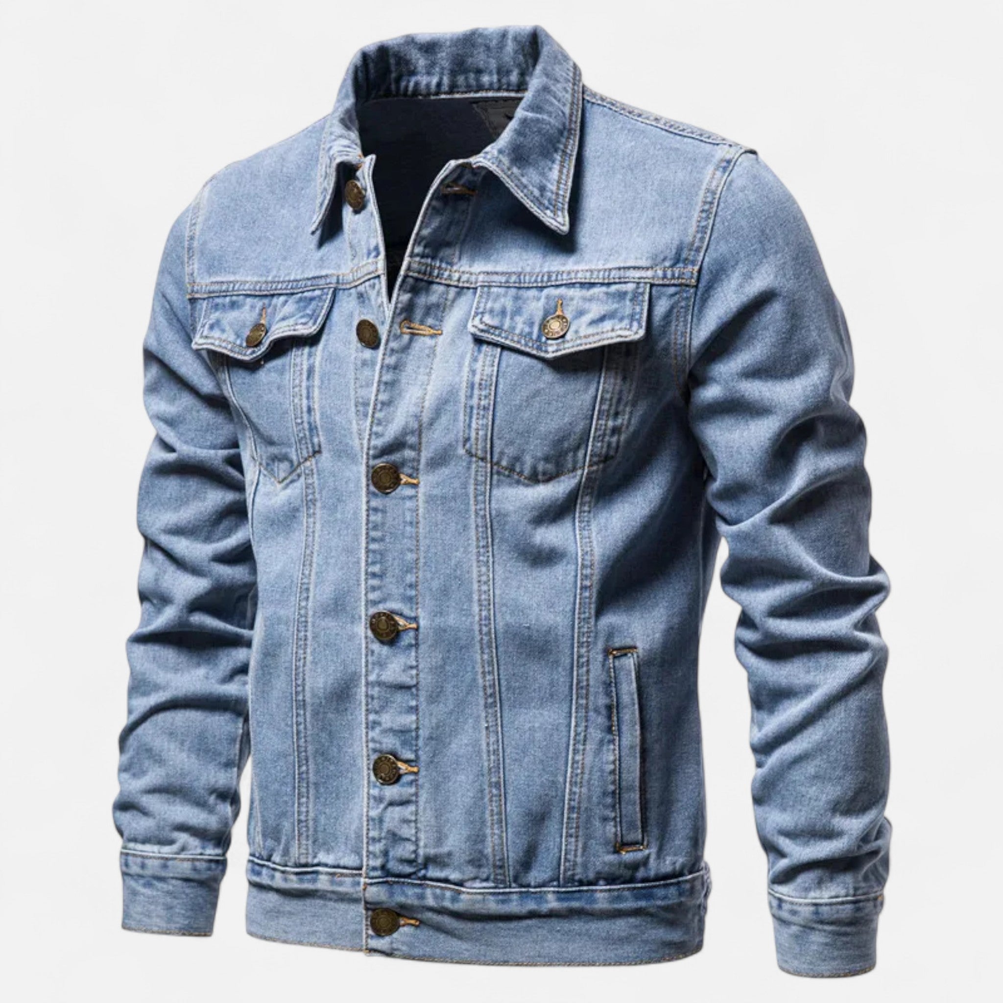 Men's Slim Fit Denim Jacket For Everyday Style