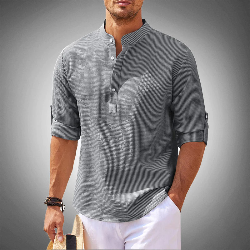 Men's shirt styled for a polished casual outfit